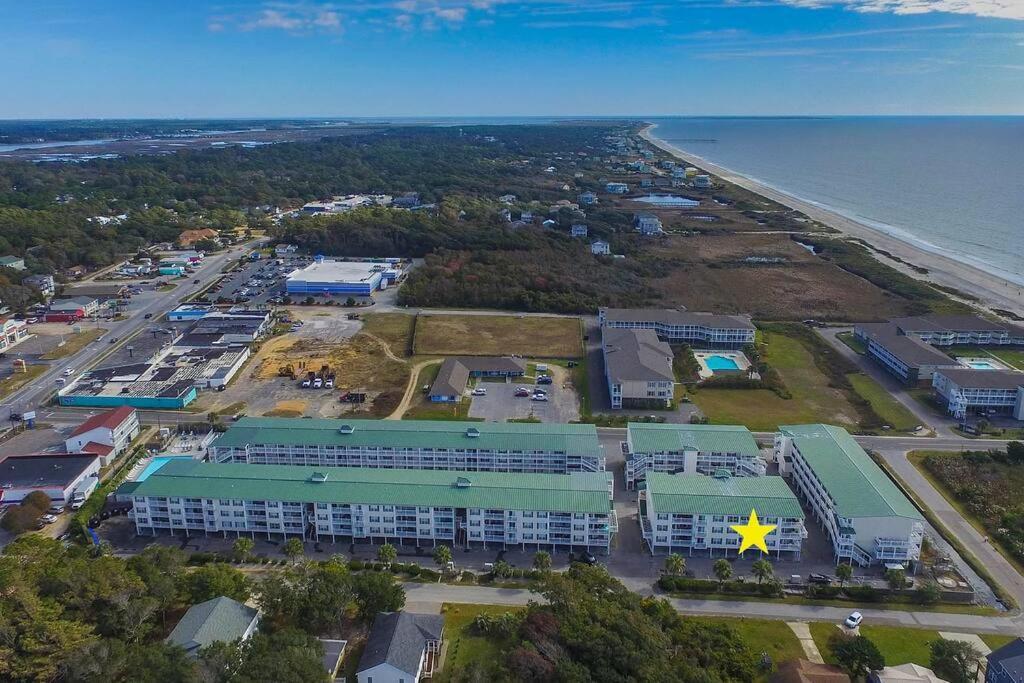 3 Bedroom Condo, Ocean Views & Short Walk To Beach! Oak Island Dış mekan fotoğraf